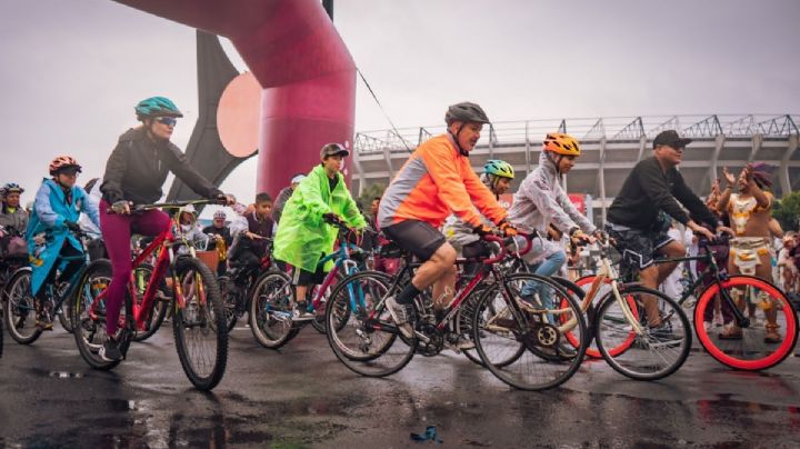 Ciclistas ruedan por Tlalpan para celebrar la próxima Ciclovía  "Gran Tenochtitlan"