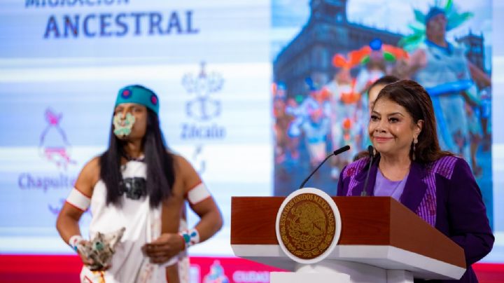Clara Brugada presenta programa cultural por los 700 años de la Fundación de México-Tenochtitlan