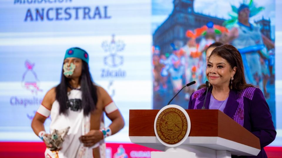 Clara Brugada presenta programa cultural por los 700 años de la Fundación de México-Tenochtitlan |