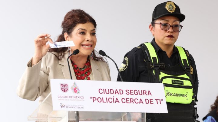Clara Brugada encabeza visita domiciliaria del programa “La Policía Cerca de Ti” en Iztacalco