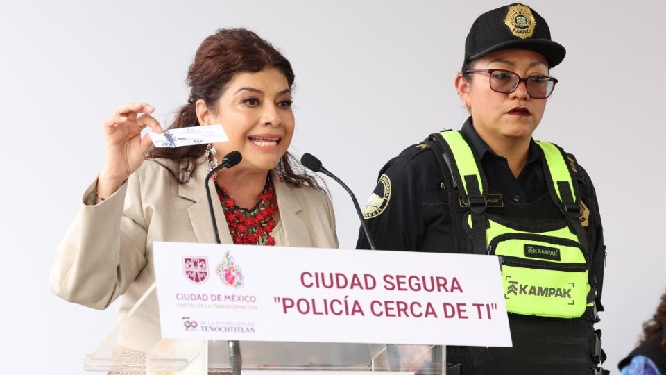 Clara Brugada encabeza visita domiciliaria del programa “La Policía Cerca de Ti” en Iztacalco |