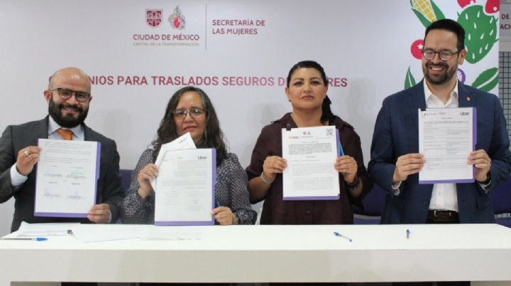 SEMUJERES firma convenio con Didi y Uber para trasladar usuarias a los servicios de atención