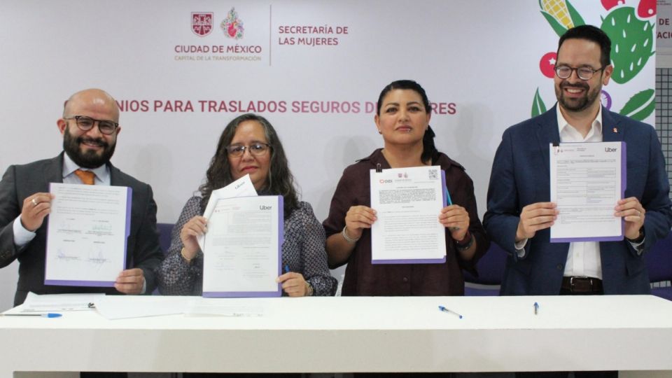 SEMUJERES firma convenio con Didi y Uber para trasladar usuarias a los servicios de atención |
