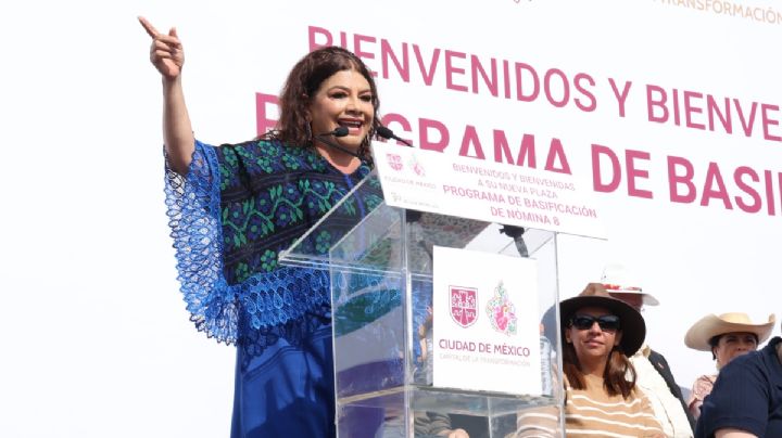 Clara Brugada basifica a 14 mil trabajadores de Nómina 8 del Gobierno CDMX