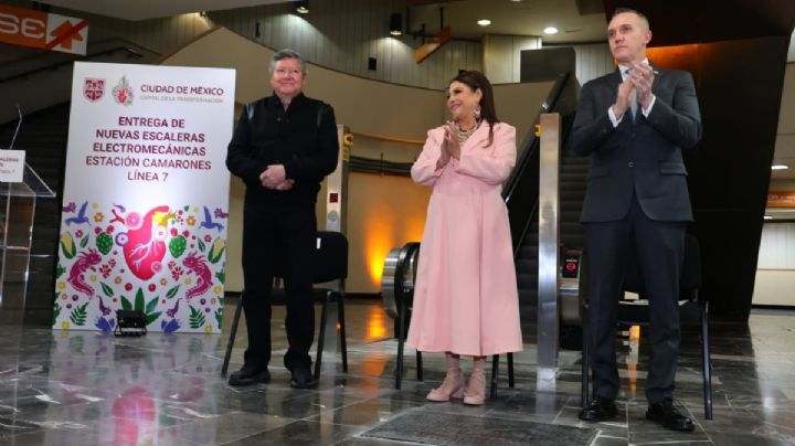 Metro CDMX: Clara Brugada encabeza entrega de 20 nuevas escaleras eléctricas