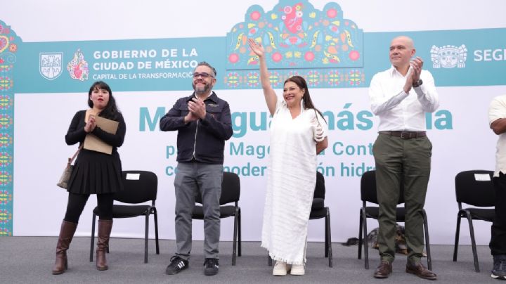 Clara Brugada informa inversión de 150 mdp en proyecto hidráulico en La Magdalena Contreras