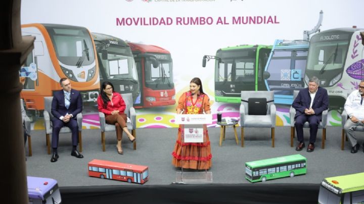 Clara Brugada encabeza presentación del Plan de Movilidad rumbo al Mundial de Fútbol 2026